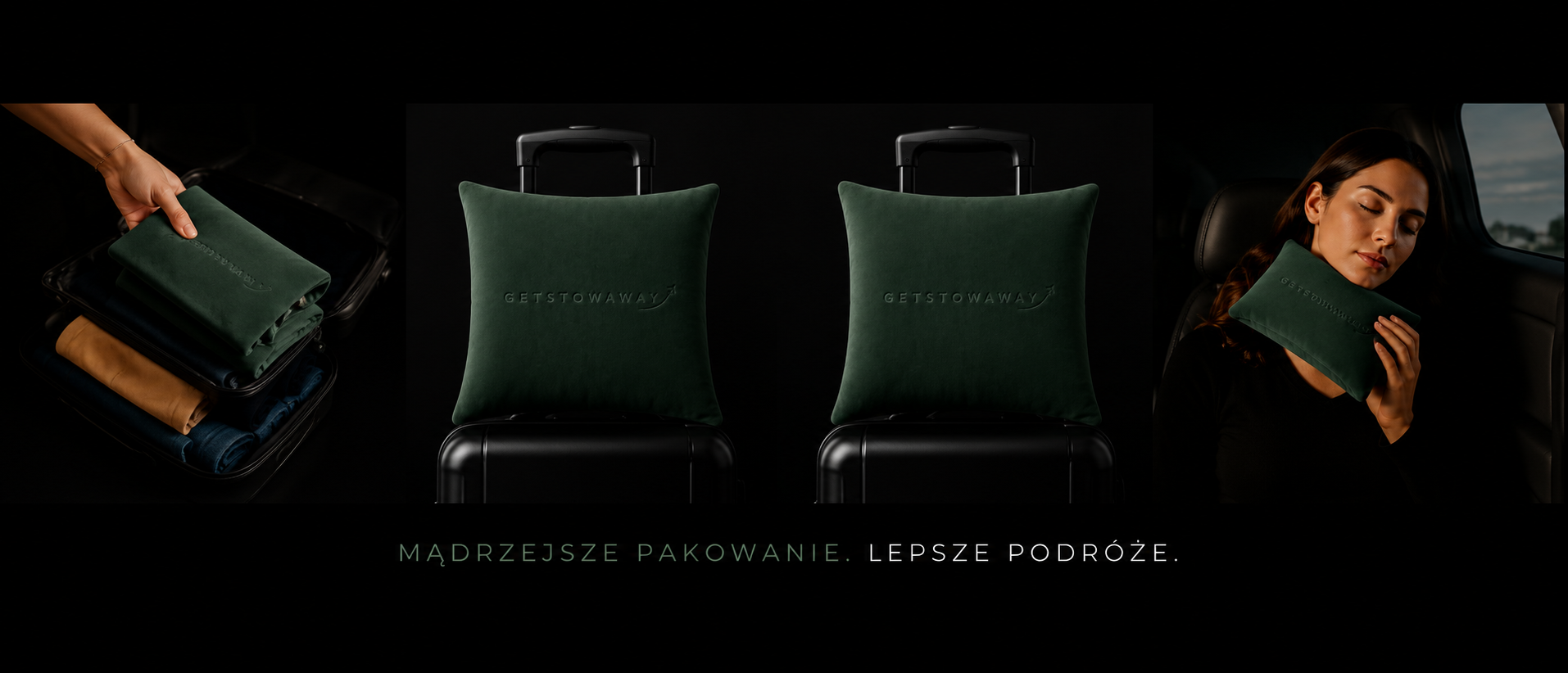 poduszka podróżna getstowaway lounge green poduszka podróżna getstowaway lounge green