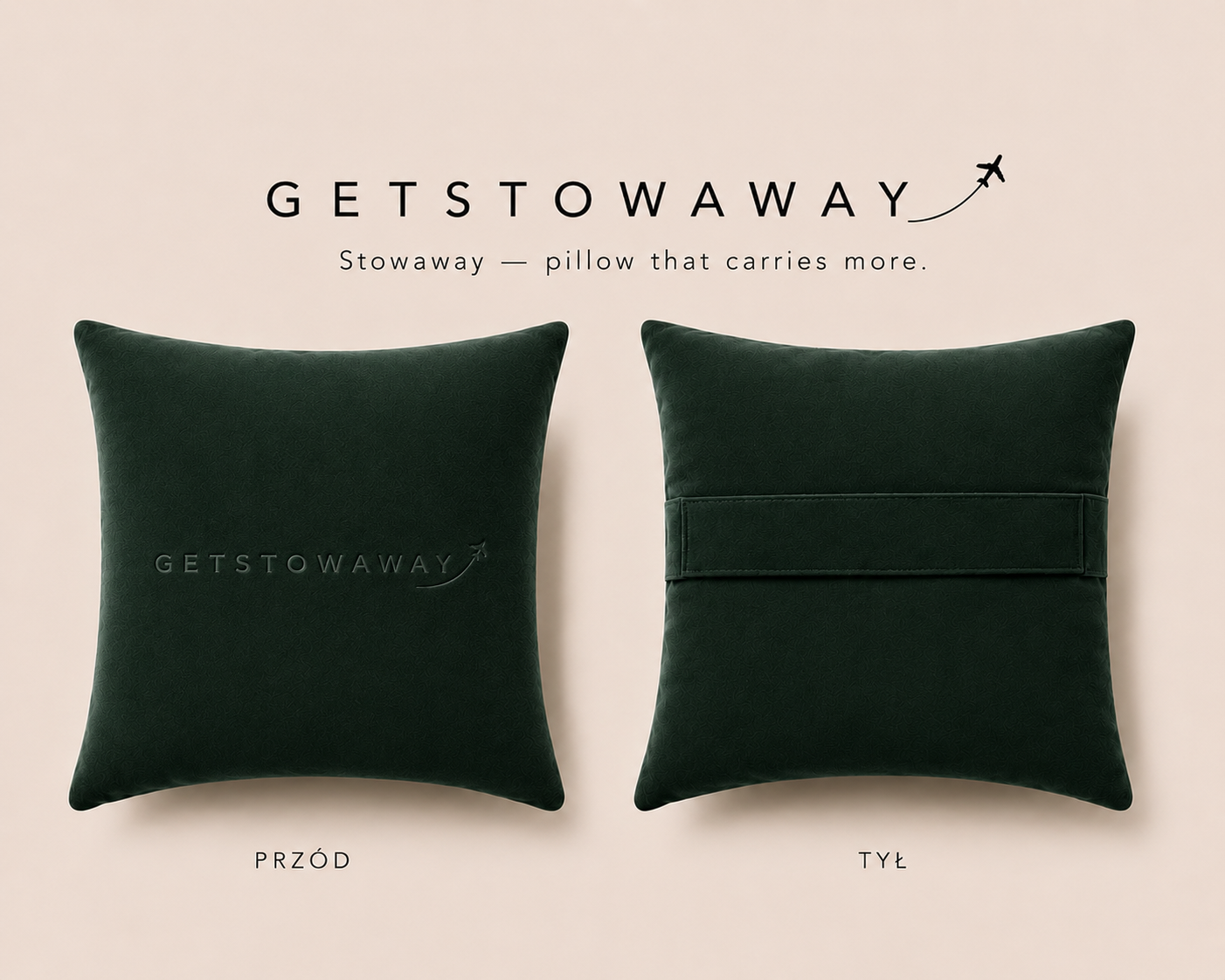 poduszka podróżna getstowaway lounge green poduszka podróżna getstowaway lounge green
